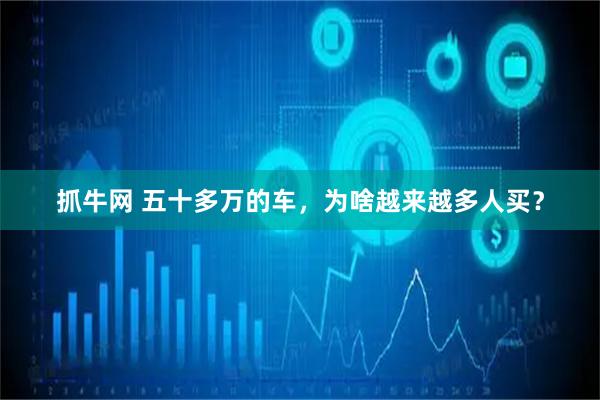 抓牛网 五十多万的车，为啥越来越多人买？