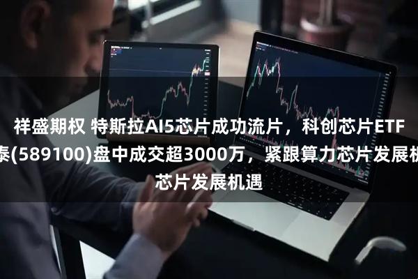 祥盛期权 特斯拉AI5芯片成功流片，科创芯片ETF国泰(589100)盘中成交超3000万，紧跟算力芯片发展机遇