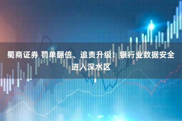 蜀商证券 罚单翻倍、追责升级！银行业数据安全进入深水区